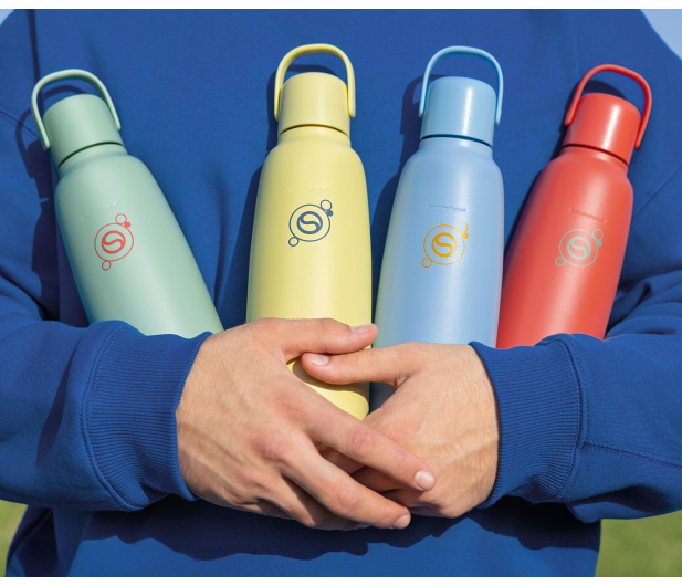 SodaStream Butelka termiczna Fizz&Go w kolorze pomarańczowym 0,9l - 1533421 - zdjęcie 4